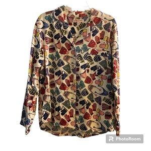 3 for $15 💜 Dearfoams Vanilla Snow Day Pajama Top